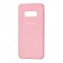 Чохол Samsung Galaxy S10e (G970) Silicone cover рожевий