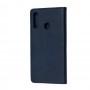 Чехол книжка для Samsung Galaxy A20s (A207) Black magnet синий