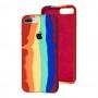 Чохол для iPhone 7 Plus / 8 Plus Silicone Full rainbow pride