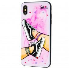 Чехол для iPhone Xs Max Girls UV shoes