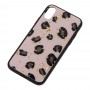 Чохол для iPhone Xs Max Leo Confetti "рожевий леопард"