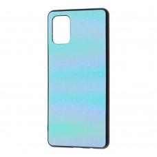 Чехол для Samsung Galaxy A71 (A715) Gradient голубой
