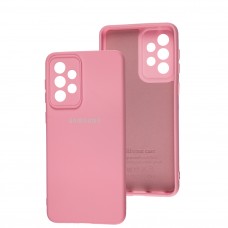 Чохол для Samsung Galaxy A33 5G Silicone Full camera light pink