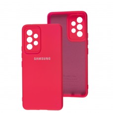 Чохол для Samsung Galaxy A53 (A536) Silicone Full camera barbie pink