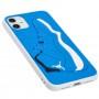 Чохол для iPhone 11 Sneakers Brand jordan синій/білий