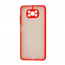Чехол для Xiaomi Poco X3 LikGus Totu camera protect красный