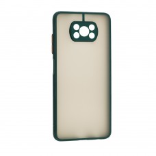 Чехол для Xiaomi Poco X3 LikGus Totu camera protect оливковый