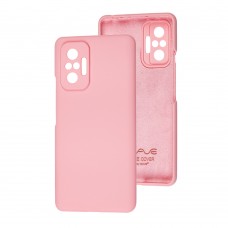 Чехол для Xiaomi Redmi Note 10 Pro Wave Full light pink