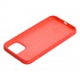 Чехол для iPhone 12 Pro Max Silicone Full арбузный / watermelon red 