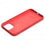 Чохол для iPhone 12 Pro Max Silicone Full червоний / dark red