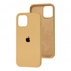 Чехол для iPhone 12 Pro Max Silicone Full золотистый / gold 