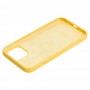 Чехол для iPhone 12 Pro Max Silicone Full желтый / yellow