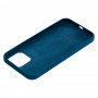 Чехол для iPhone 12 Pro Max Silicone Full синий / cosmos blue 