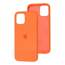 Чохол для iPhone 12 Pro Max Silicone Full оранжевий / apricot
