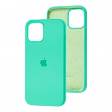 Чохол для iPhone 12 Pro Max Silicone Full зелений / spearmint