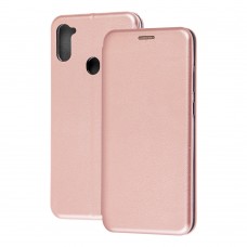 Чехол книжка Premium для Samsung Galaxy A11 / M11 розово-золотистый