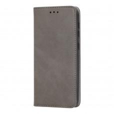 Чехол книжка для Samsung Galaxy A10 (A105) Black magnet серый