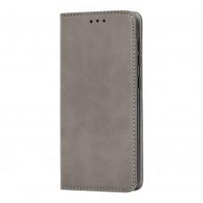 Чехол книжка для Samsung Galaxy A20 / A30 Black magnet серый