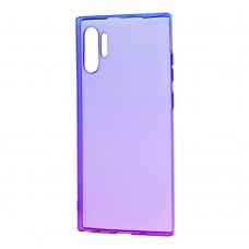Чехол для Samsung Galaxy Note 10+ (N975) Gradient Design фиолетово-синий