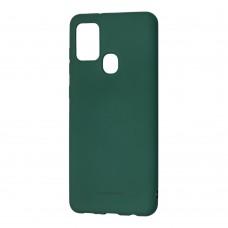 Чехол для Samsung Galaxy A21s (A217) Molan Cano Jelly зеленый