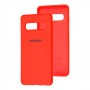 Чохол для Samsung Galaxy S10+ (G975) Silicone Full червоний