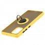 Чехол для Samsung Galaxy A71 (A715) LikGus Edging Ring желтый