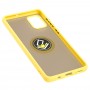 Чехол для Samsung Galaxy A71 (A715) LikGus Edging Ring желтый