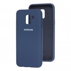 Чехол для Samsung Galaxy J6 2018 (J600) Silicone Full темно синий