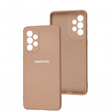 Чехол для Samsung Galaxy A72 Full camera розовый / pink sand