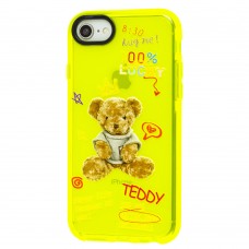 Чехол для iPhone 7 / 8 / SE 20 Neon print Teddy