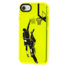 Чохол для iPhone 7 / 8 / SE 20 Neon print basketball