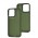 Чехол для iPhone 14 Pro Max Metal Bezel темно-зеленый