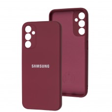 Чехол для Samsung Galaxy A14 Silicone Full camera marsala