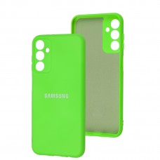 Чехол для Samsung Galaxy M14 (M146) Silicone Full camera салатовый/neon green