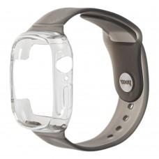Ремешок для Apple Watch Hoco WB09 Ice crystal solid 42mm / 44mm серый			