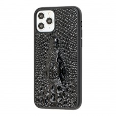 Чохол для iPhone 11 Pro Max Reptile Cayman чорний