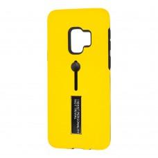 Чехол для Samsung Galaxy S9 (G960) Kickstand желтый