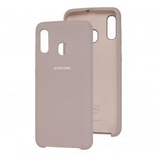 Чохол для Samsung Galaxy A20/A30 Silky Soft Touch лаванда