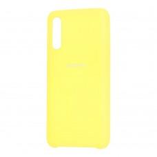 Чехол для Samsung Galaxy A50 / A50s / A30s Silky Soft Touch "лимонный"