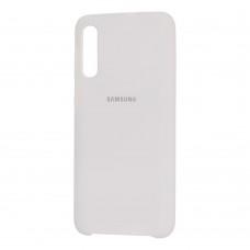 Чехол для Samsung Galaxy A50 / A50s / A30s Silky Soft Touch "белый"