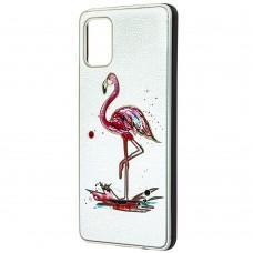 Чехол для Samsung Galaxy A51 (A515) Fashion mix фламинго