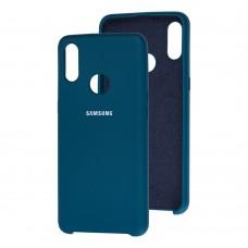 Чохол для Samsung Galaxy A10s (A107) Silky Soft Touch морської хвилі