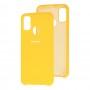 Чехол для Samsung Galaxy M21 / M30s Silky Soft Touch желтый