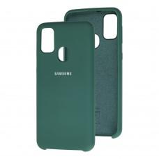 Чохол для Samsung Galaxy M21 / M30 Silky Soft Touch сосновий зелений