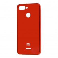 Чехол для Xiaomi Redmi 6 Silicone case (TPU) красный