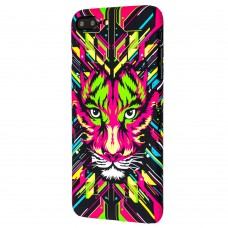 Чехол Luxo Face для iPhone 7 Plus / 8 Plus neon яркий тигр