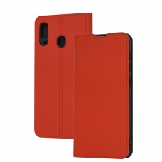 Чехол книга Fibra для Samsung Galaxy A20/A30/M10s красный