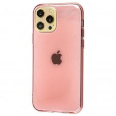 Чехол для iPhone 12 Pro Max Star shine светло-розовый