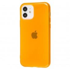 Чехол для iPhone 12 / 12 Pro Star shine оранжевый