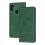 Чохол книжка Business Leather для Samsung Galaxy A11/M11 зелений